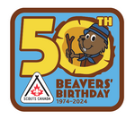 CREST - BEAVERS 50TH ANNIVERSARY