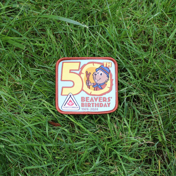 CREST - BEAVERS 50TH ANNIVERSARY