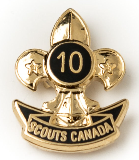 PIN - 10 YR SERVICE