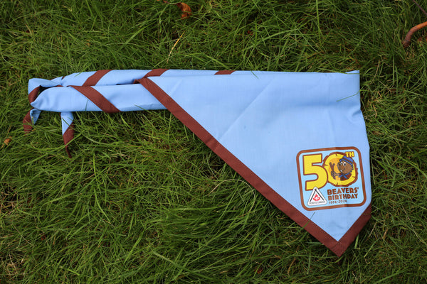 NECKERCHIEF - BEAVERS 50TH ANNIVERSARY -ADULT