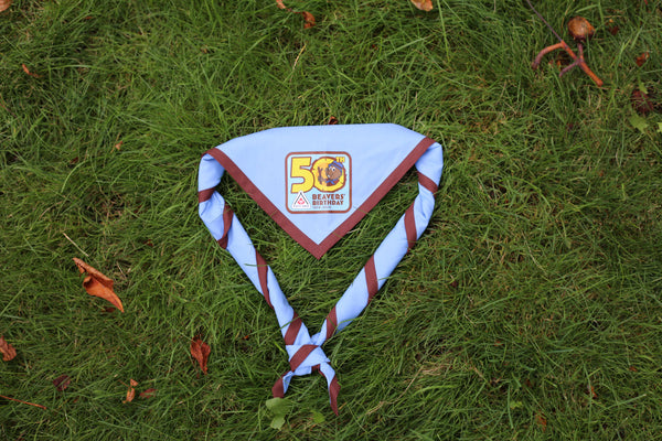 NECKERCHIEF - BEAVERS 50TH ANNIVERSARY -ADULT