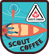 ÉCUSSON - SCOUT CAFÉ