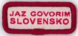 BADGE - BANDE DE LANGUE - SLOVÈNE